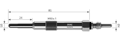 KIZDIRMA BUJİSİ TRANSPORTER T5 1.9 TDI-2.5 TDI AXB-AXD