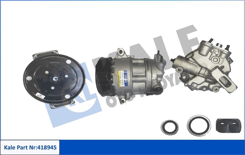 KLİMA KOMPRESÖRÜ FIAT EGEA 1.6D 16<20 - ALFA ROMEO GIULIETTA 1.6/2.0JTDM 10<20 [6PK - V KAYIŞ KASNAĞI] [110mm]