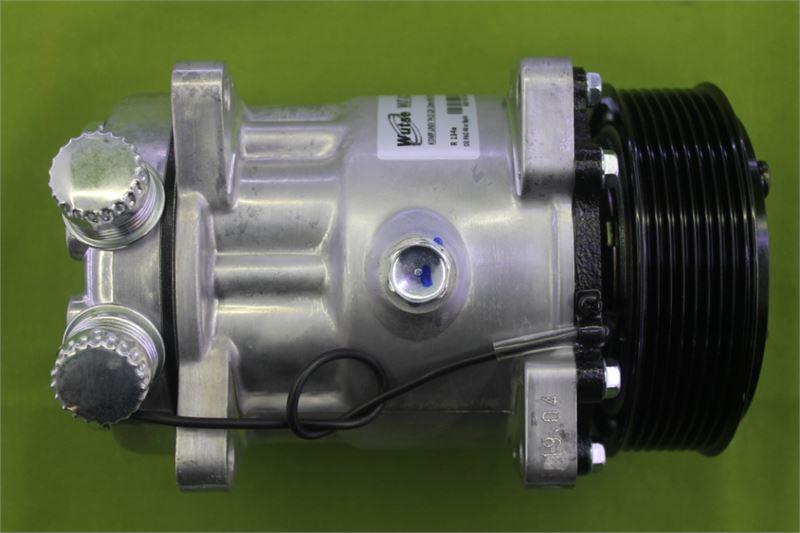 KLIMA KOMPRESORU UNIVERSAL  7H15 12V 119mm 8PK USTTEN CIKIS K-K