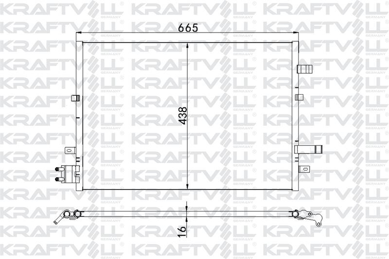 KLIMA RADYATORU   MONDEO III 2.0TDCI / 2.2TDCI 00>07