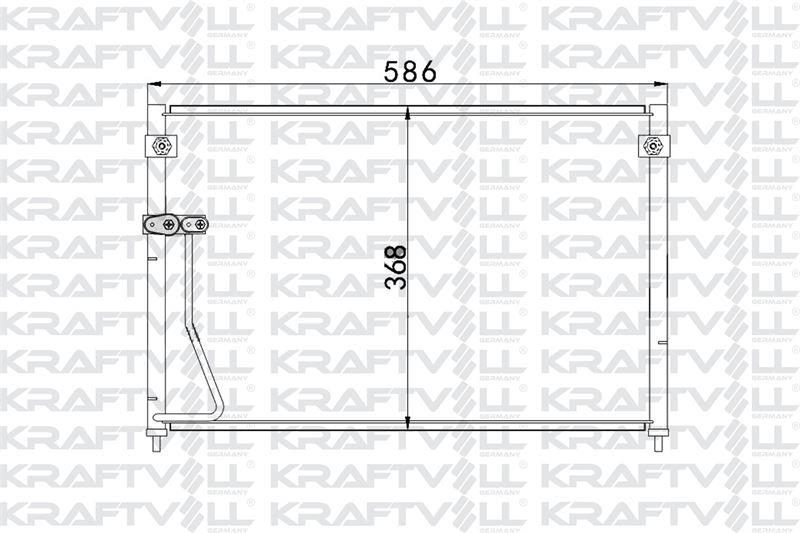 KLIMA RADYATORU  626 V 570×358×18