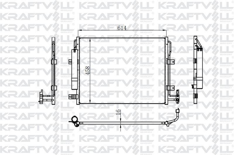 KLIMA RADYATORU 306DT DISCOVERY IV L319 09>18 RANGE ROVER SPORT I L320 09>13