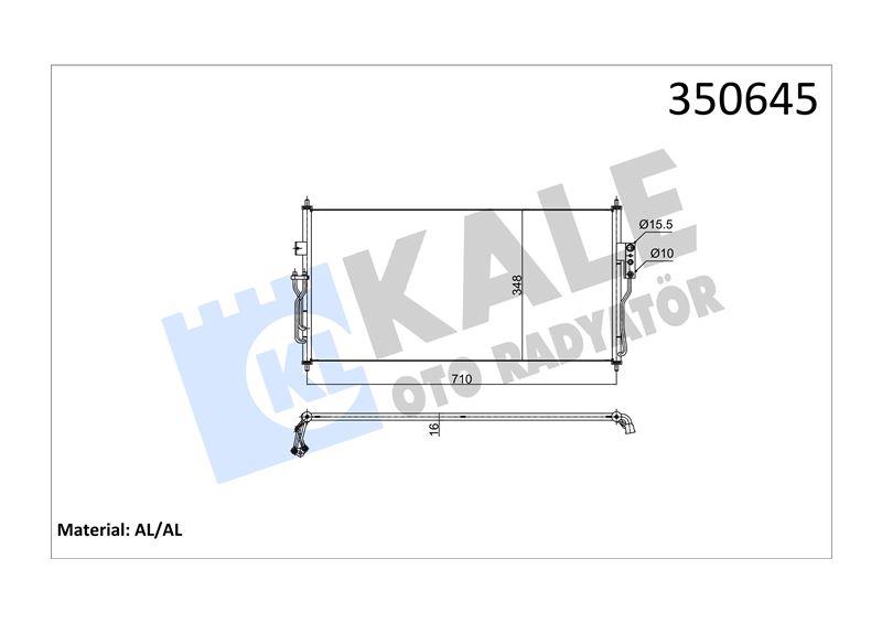 KLİMA RADYATÖRÜ ALMERA II