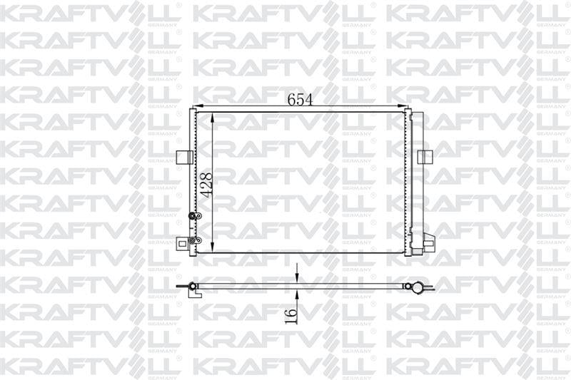 KLIMA RADYATORU AMAROK 10> 2.0TDI