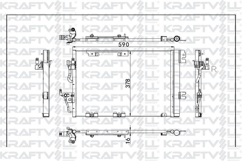 KLIMA RADYATORU ASTRA H ZAFIRA B A16XER