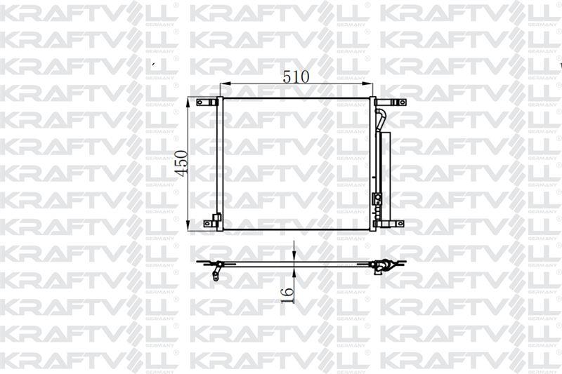 KLIMA RADYATORU AVEO 1.2 (515×428×16)
