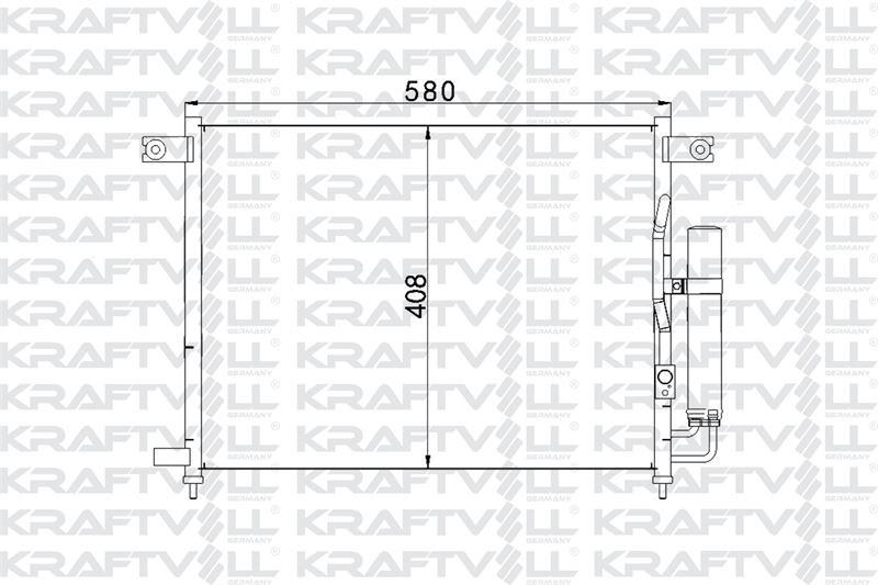 KLIMA RADYATORU AVEO KALOS T200 T250 (560×457.5×18)