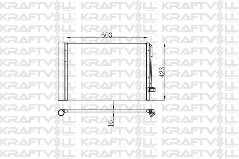 KLIMA RADYATORU BMW M54 N62 N73 E60 E65 E63 E64