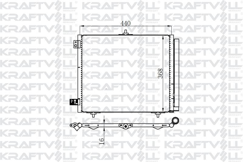 KLIMA RADYATORU C2 C3 C3 II C3 PLURIEL C3 III DS3 P208 P207 P1007 P2008 OLCU: (420×374×16)