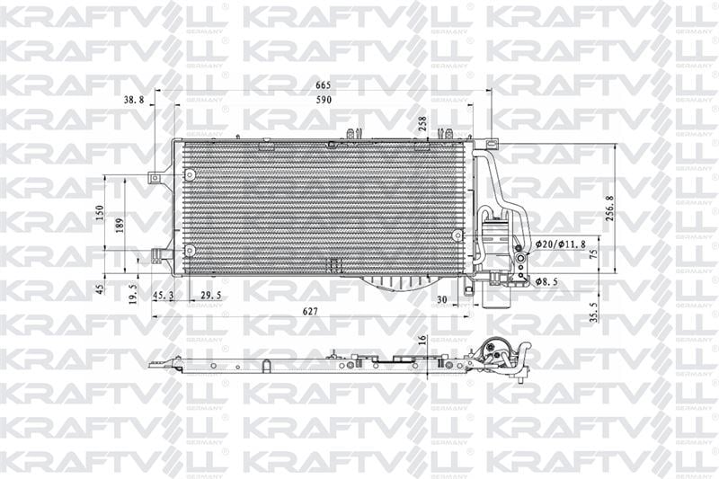 KLIMA RADYATORU CORSA C TIGRA B COMBO C Y13DT Z13DT Z13DTJ Z13DTH Z17DTH