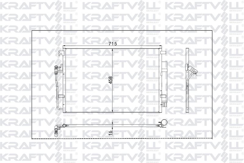 KLIMA RADYATORU CRAFTER 06>16 SPRINTER 906 06>16