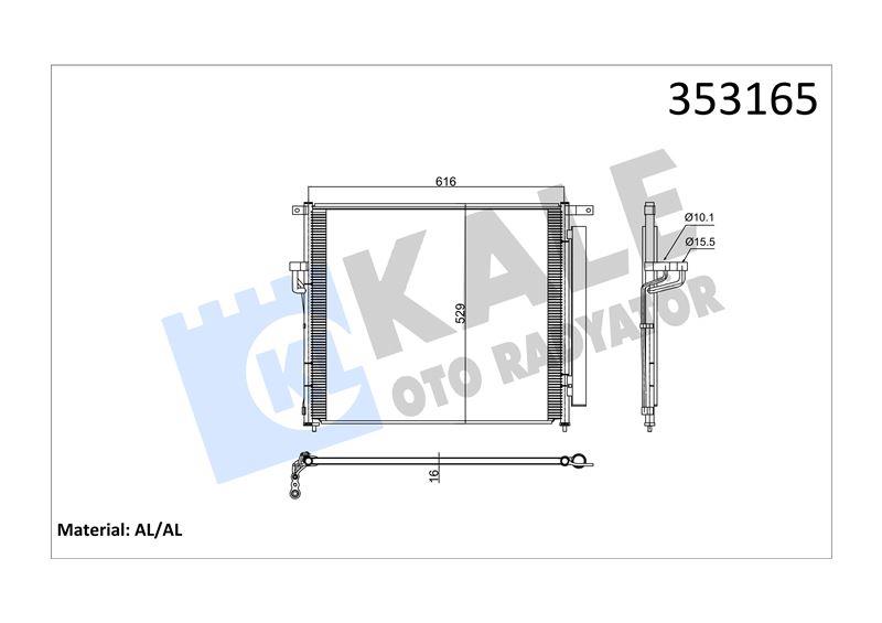 KLİMA RADYATÖRÜ FORD RANGER