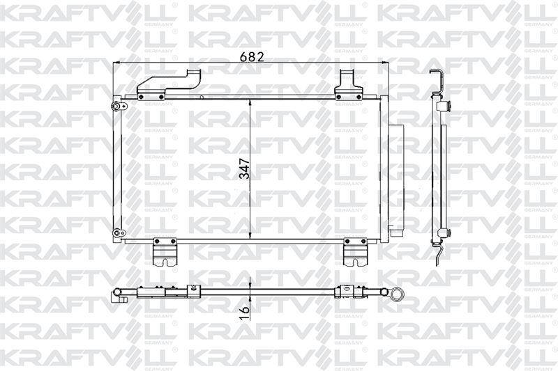 KLIMA RADYATORU HONDA ACCORD 2.0 2008->