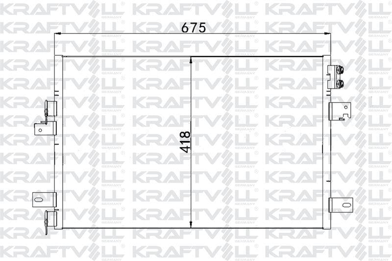 KLIMA RADYATORU JEEP COMPASS 2.0 CRD 06> DODGE AVENGER 2.4 07>14 CHRYSLER SEBRING 2.7 07>10