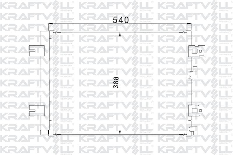 KLIMA RADYATORU (KONDANSER) DACIA DUSTER LOGAN II SANDERO II  LODGY 1.2 , 1.4 , 1.5 dCI 1.6