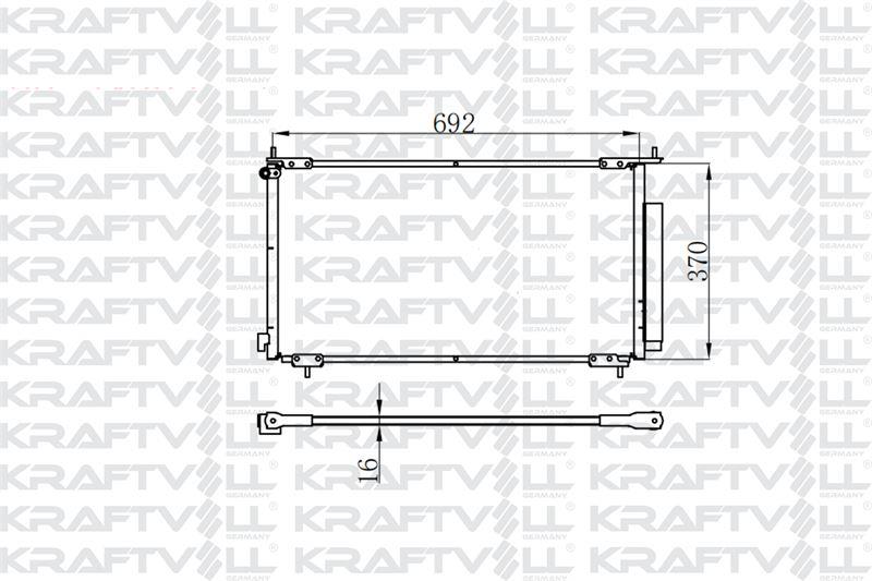 KLIMA RADYATORU (KONDANSER) HONDA CR-V 2,0I 16V 02-06