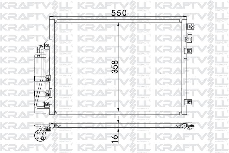KLIMA RADYATORU (KONDANSER) RENAULT CLIO II ,SYMBOL II, CLIO SYMBOL I KANGOO 1.2 1.4 1.5 dCI 1.6 1.9 dCI