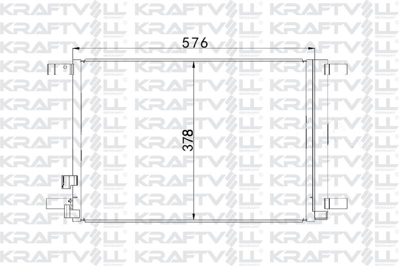 KLIMA RADYATORU KONDANSOR GOLF VII 1,2 / 1,4TSI PASSAT 1,6 / 2,0TDI A3 TT OCTAVIA LEON 12>
