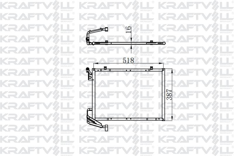 KLIMA RADYATORU KONDENSER FORD B MAX FIESTA VI TRANSIT COURIER TOURNEO COURIER 1.0 ECOBOOST ALPLB