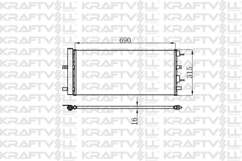 KLIMA RADYATORU (KURUTUCU ILE) FORD GALAXY MONDEO V S MAX 2.0 TDCI 15=> (AT MT)
