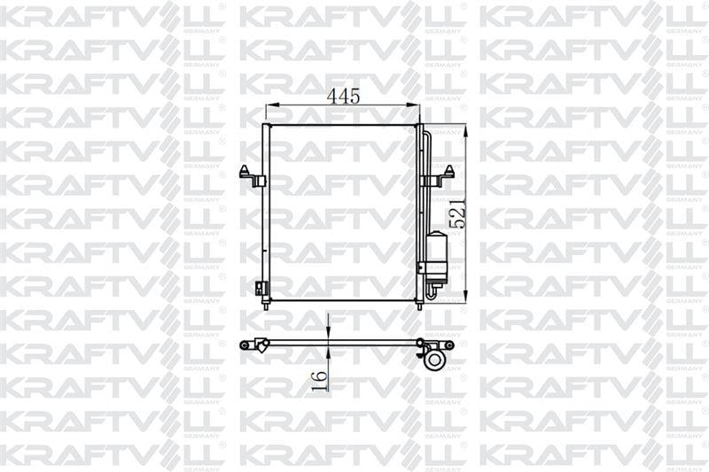 KLIMA RADYATORU L200 2,5 DID 2005 2015 (DI D)