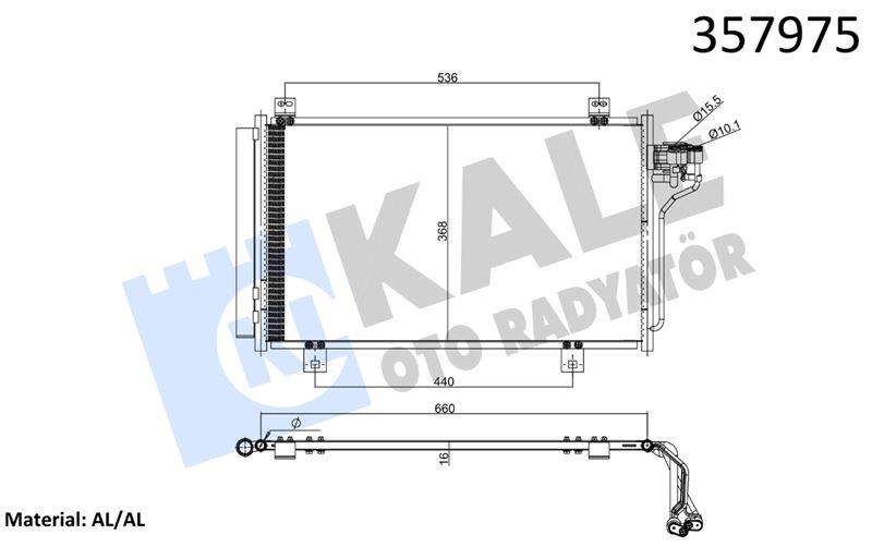 KLİMA RADYATÖRÜ MAZDA 3 / 6 AL/BRZ KURUTUCULU