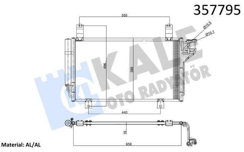 KLİMA RADYATÖRÜ MAZDA CX-5 AL/BRZ KURUTUCULU