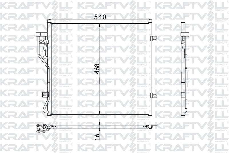 KLIMA RADYATORU (MEKANIK) JEEP CHEROKEE 01>12