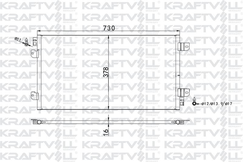 KLIMA RADYATORU MOVANO 1.9 DTI 98>01 MASTER II 2.5 DCI 03>