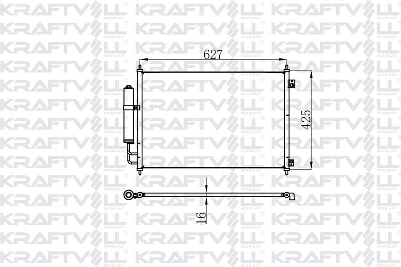 KLIMA RADYATORU NISSAN XTRAIL BENZINLI - DIZEL 2007 ->
