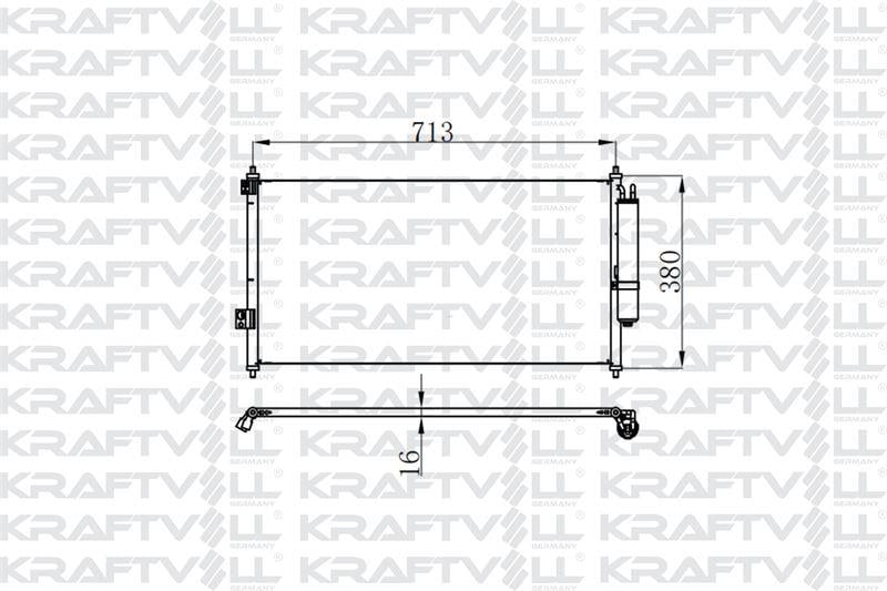 KLIMA RADYATORU NISSAN XTRAIL BENZINLI - DIZEL 2001 - 2007