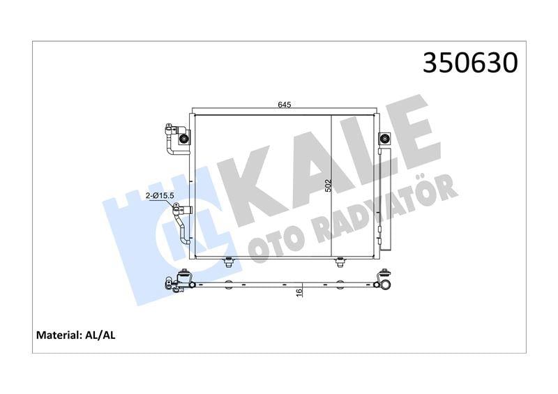 KLİMA RADYATÖRÜ PAJERO III