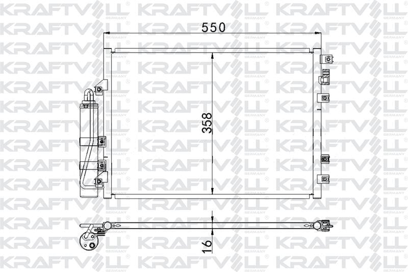 KLIMA RADYATORU RENAULT KANGOO 1.2 1.5 dCI 1.6 1.9 dCI 97>