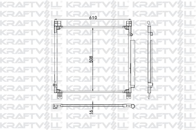 KLIMA RADYATORU TOYOTA HILUX 2015-> 