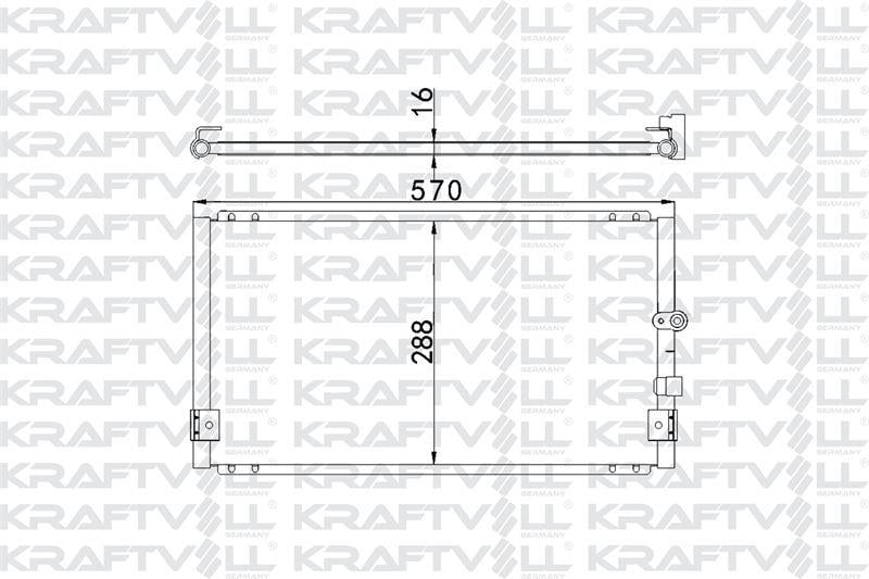 KLIMA RADYATORU TOYOTA HILUX PICKUP 2,5 D4D 2001 2005