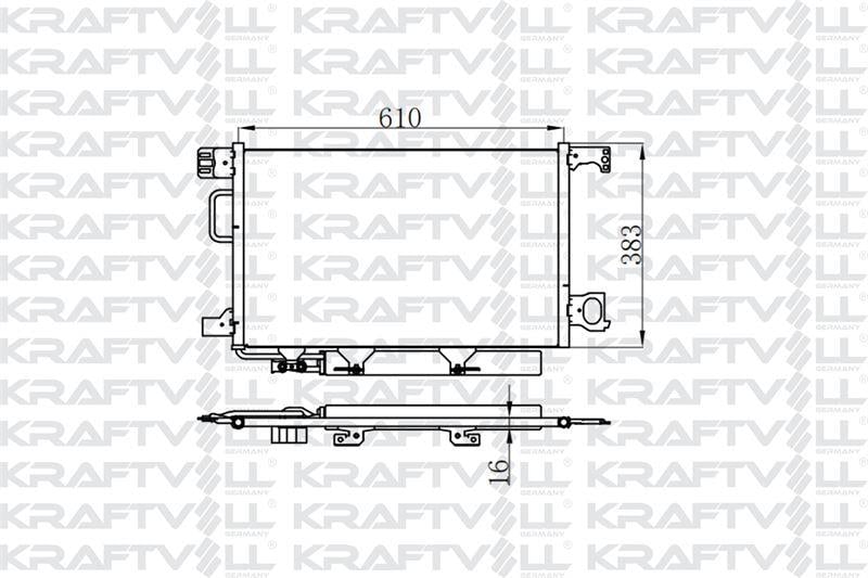 KLIMA RADYATORU W203 02>07 CL203 02>08 S203 03>07 C209 02>09 A209 03>10