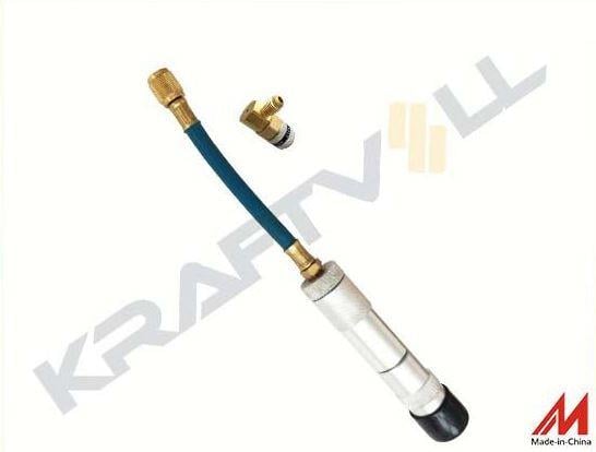 KLIMA YAG VEYA KATKI ENJEKTÖRÜ METAL (2 DOZ 2X7,5 ML. KAPASITELI) + R134a LP KAPLINLI
