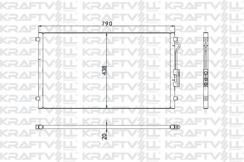 KONDENSER CHRYSLER VOYAGER 01>