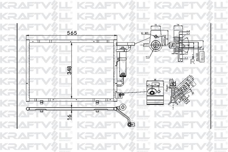 KONDENSER KLIMA RADYATORU FORD ECOSPORT 1.5 TI 14>