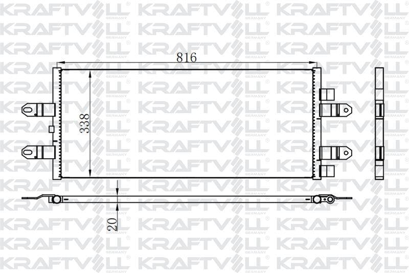 KONDENSER (KLIMA) RADYATORU SCANIA P, G, R, T SERILER 2004 VE SONRASI