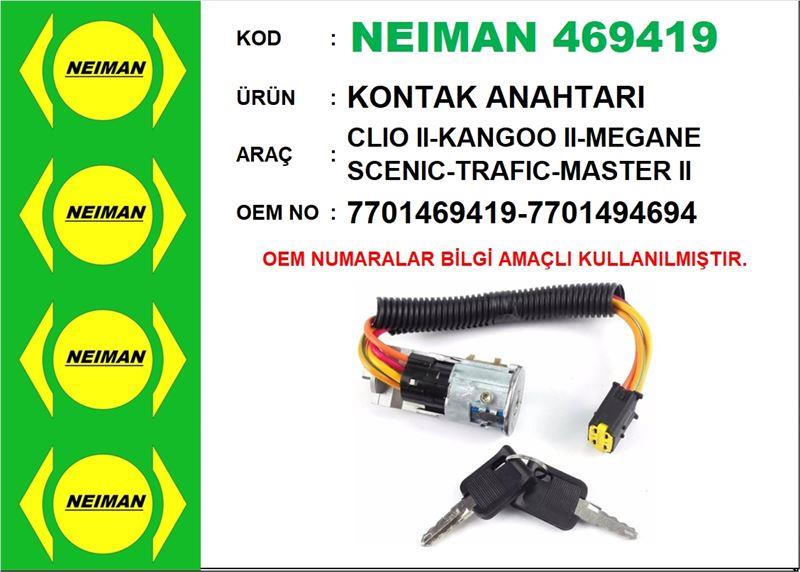 KONTAK ANAHTARI CLIO II-KANGOO II-MEGANE SCENIC-TRAFIC-MASTER II