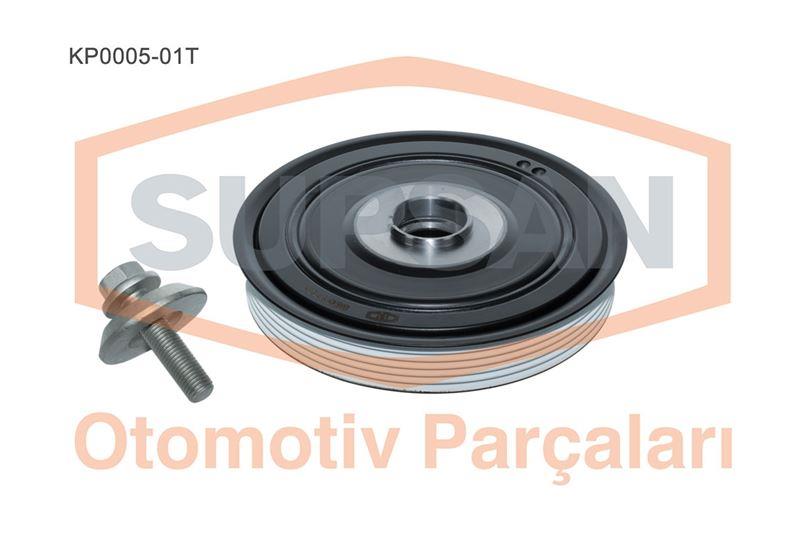 KRANK KASNAĞI FORD C-MAX, C-MAX II, FIESTA V-VI, F OCUS II, FUSION 1.4/1.6 TDCI ENG.(G8DA, G8DB, G8DD, G8DE, HHDA, HHDB, GPDA, T3DA, T3DB, F6JB, F6JD, KVJA, HHJD, HHJC, HHJE, HHJF, UBJA)  KİT (1 ADET CİVATA+PUL)