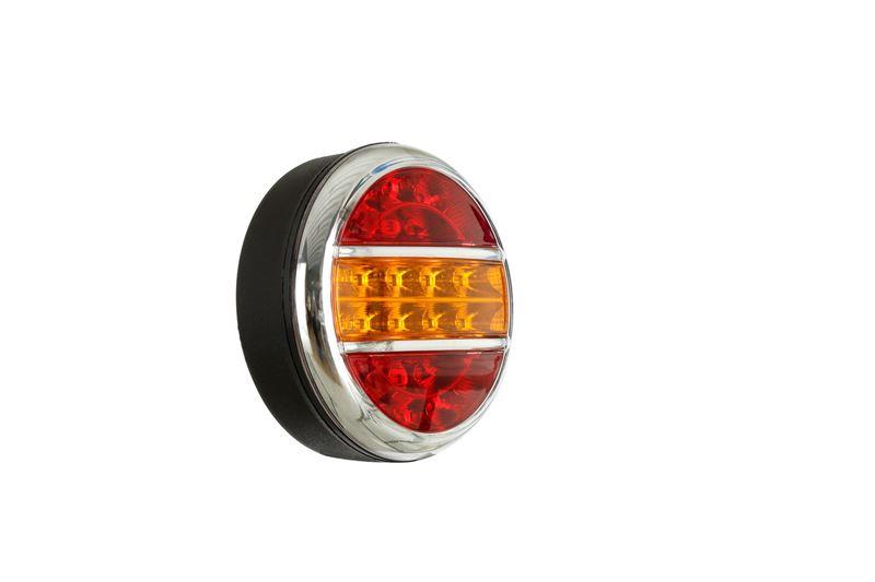 KROM LED HAMBURGER STOP LAMBASI SARI - KIRMIZI 24V