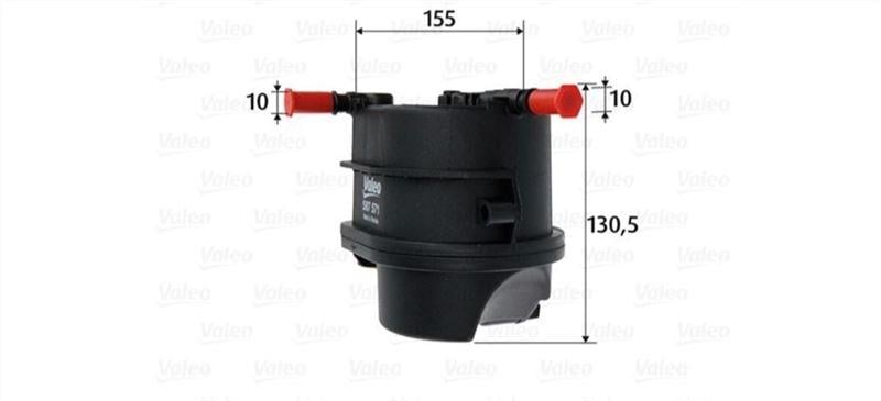 MAZOT FİLTRESİ FORD FIESTA VI CB1, CCN1.4 TDCİ ; F