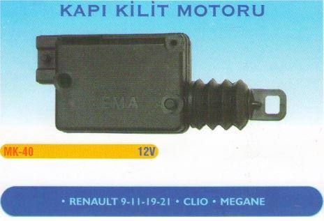 MERKEZİ KAPI KİLİT MOTORU R9 R11 R19 R21 CLIO MEGANE