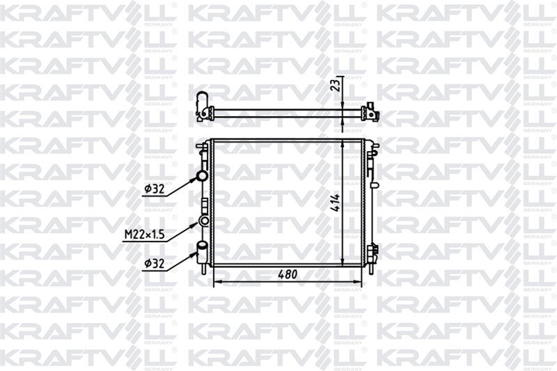 MOTOR RADYATORU CLIO II KANGOO LOGAN 1,2I / 1,4 / 1,5 / 1,6 / 1,9 (478,5X412,5X26) / (2 SIRA AL+PL S