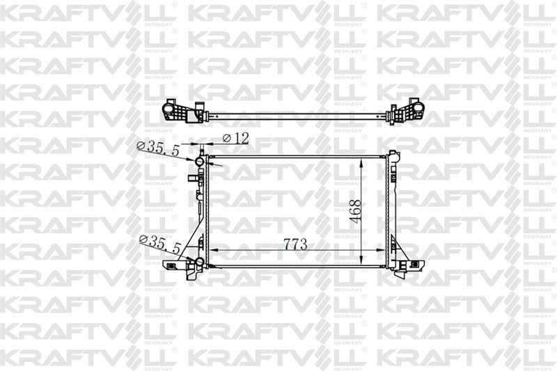 MOTOR RADYATORU MASTER III 2,3 MOVANO B NV400 VAUXHALL MOVANO Mk II (773*468*22) BRAZING (MT)