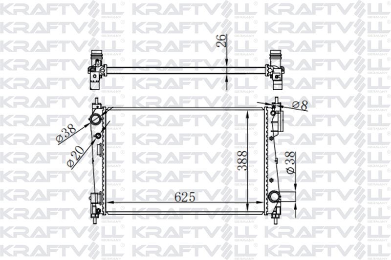 MOTOR SU RADYATOR Z13DTJ CORSA D (BRAZING)