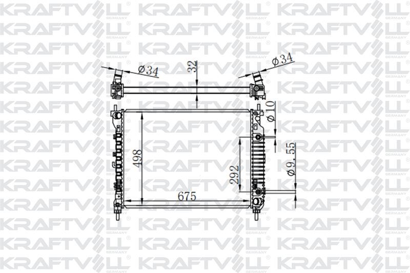 MOTOR SU RADYATORU A.T CAPTIVA ANTARA (675*488*32) BRAZING (AT)