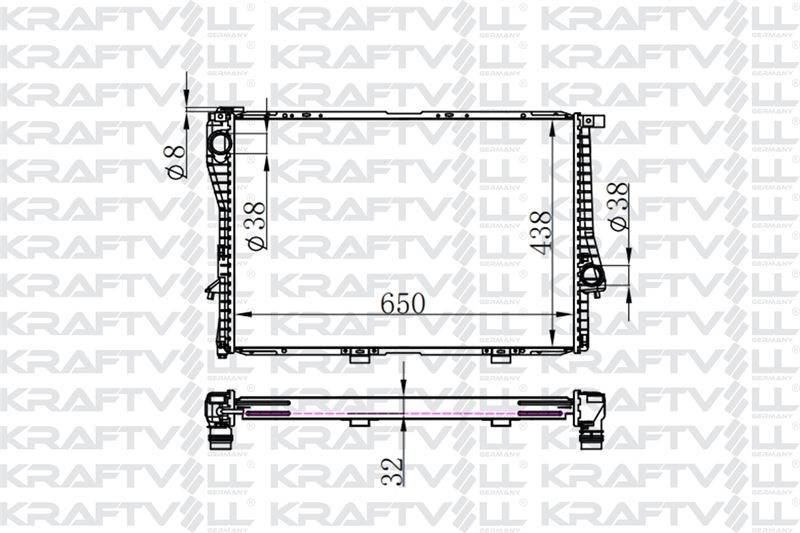 MOTOR SU RADYATORU BMW E39 E38 M52 M54
